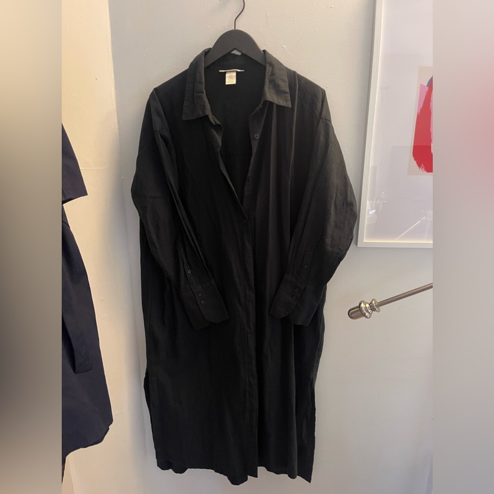 H&M long shirt dress